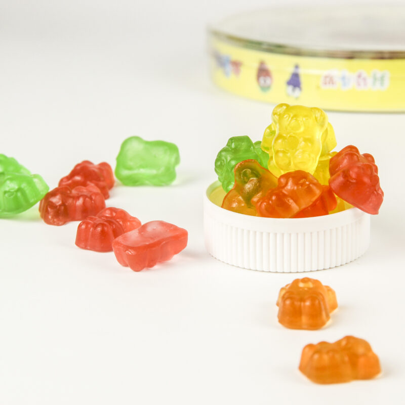 Wholesale 4D Halal Bulk Gummy Bears Candy Custom Colorful Mixed Fruit Flavoured Box Bottle Ball Sweet Fruity Taste Sugar - 图片 4