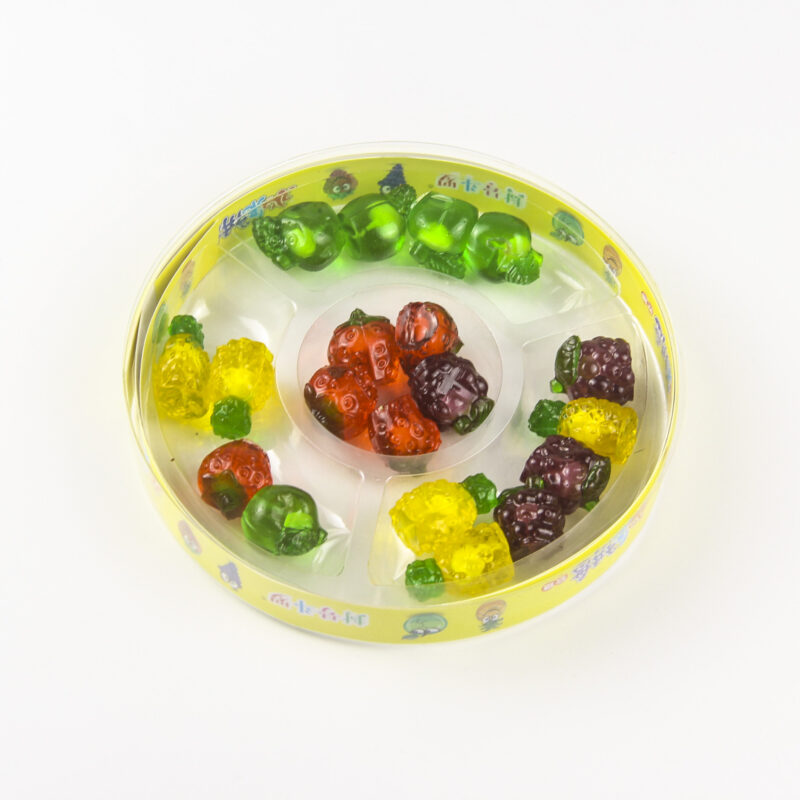 Fruits Shape Gummies Jelly Fruit Peeling Pineapple Gummy Candy - 图片 3