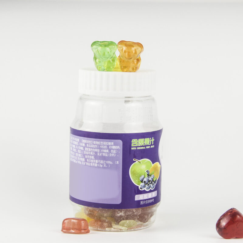 Gelatinized Fruit-flavored Gummy Candies with Vitamin C Boost Mixed Powder Candy Halal Certified - 图片 6